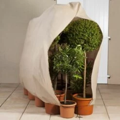 IDMARKET Lot De 3 Housses D'hivernage Pour Plante Et Arbuste 80 X 160 CM -Protection Pour Végétaux Soldes 15515778 4