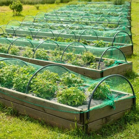 WILTEC Filet Anti-oiseaux Polyéthylène 4x5m Maille 15x15mm Résistant Intempéries Et UV Protection Bassin 4 WILTEC Filet Anti-oiseaux Polyéthylène 4x5m Maille 15x15mm Résistant Intempéries Et UV Protection Bassin – Image 2