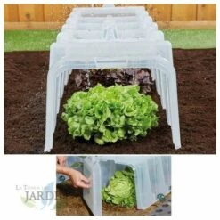 SUINGA Tunnel De Culture Transparent 104x40x30 Cm Résistant Aux UV