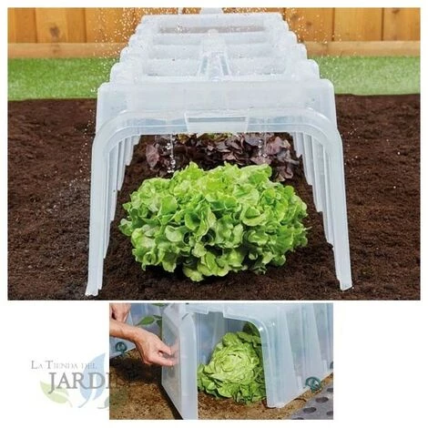 SUINGA Tunnel De Culture Transparent 104x40x30 Cm Résistant Aux UV 3 SUINGA Tunnel De Culture Transparent 104x40x30 Cm Résistant Aux UV