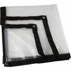 BARES Bâche Transparente, Jardin Clair Bâche étanche Anti-gel Film Anti-pluie Film Isolant Auvent Pe Couvercle En Plastique (1 * 2m)