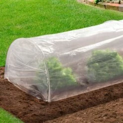 IDMARKET Lot De 2 Tunnels De Forçage Accordéon 4M -Protection Pour Végétaux Soldes 28605837 4