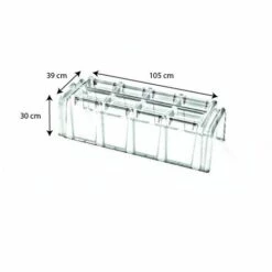 Modulo - Lot De 3 Tunnels Modul'o 40 (105x39x30cm) + 1 Jeu De 2 Embouts + 1 Lot De 10 Piquets De Tunnel -Protection Pour Végétaux Soldes 28991780 5