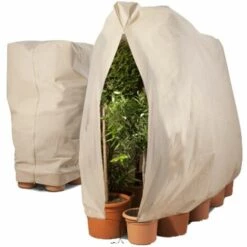 OUTIROR Lot De 2 Housses D'hivernage 120x180cm