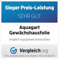 AQUAGART 4 M Film Grillagé, Film De Jardin, Film De Serre, Film De Couche Froide, 1,5 M De Large -Protection Pour Végétaux Soldes 29737232 4