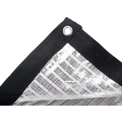 ILOVEMILAN Tissu De Bloc UV Perméable Filet De Protection Solaire Extérieur Durable Filet De Papier D'aluminium Réfléchissant 75% Taux D'ombrage Balcon Jardinage De Toit (1X3m) 6 ILOVEMILAN Tissu De Bloc UV Perméable Filet De Protection Solaire Extérieur Durable Filet De Papier D'aluminium Réfléchissant 75% Taux D'ombrage Balcon Jardinage De Toit (1X3m) – Image 4