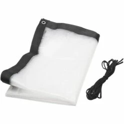 Kueatily Bache Transparente Imperméable Tissu De Film De Feuille De Bache De Jardin PE Avec/Oeillets Et Lanière Heavy Duty/Anti Gel/Anti-UV/Windproof Plant Isolation Canopy Cover For Greenhouse-2x3m -Protection Pour Végétaux Soldes 32103589 2