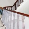 BEARSU Hangnuo Filet De Sécurité D’escalier Pour Bébé 3 M – Intérieur Ou Extérieur, Facile à Installer -Protection Pour Végétaux Soldes 33497533 1