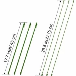 BEARSU 2 Ensembles De Cages De Support De Plantes Réglables Anneaux De Support De Tomates Pour Plantes De Jardin Avec 100 Pièces De Liens Torsadés Pour L'utilisation De Plantes Grimpantes -Protection Pour Végétaux Soldes 35896540 2