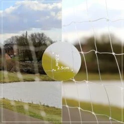 BETTERLIFE Filet De Sécurité Pour Chat - Filet De Protection Transparent Pour Balcon - Filet Anti-Fuite Pour Fenêtre Et Terrasse - Sans Perçage (3 * 6m) -Protection Pour Végétaux Soldes 36284921 5