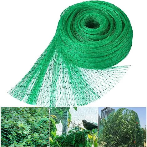 BEARSU Filet Anti-oiseaux Vert, Filet De Protection Contre Les Oiseaux De Jardin, Filet Pour Plantes De Jardin, Maille De Clôture Réutilisable, Protège Les Légumes-fruits Du Raisin Des Oiseaux Cerfs 3 BEARSU Filet Anti-oiseaux Vert, Filet De Protection Contre Les Oiseaux De Jardin, Filet Pour Plantes De Jardin, Maille De Clôture Réutilisable, Protège Les Légumes-fruits Du Raisin Des Oiseaux Cerfs