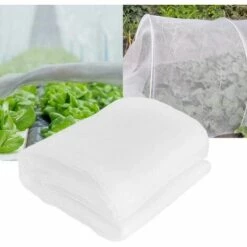 ABCRITAL Filet De Protection Des Plantes, Filet De Protection Contre Les Insectes À Mailles Fines, Filet De Protection Des Fleurs, Filet De Protection Des Plantes, Filet De Jardin Filet Anti-Insectes, Filet Potager, Filet Pour Plantes Légumes （2.5 * 6）