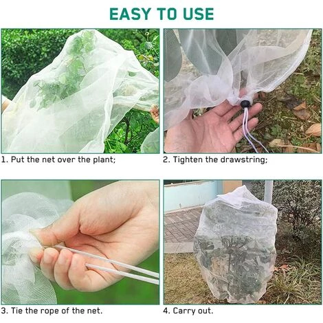 BETTERLIFE Garden Bug Netting Durble Plant Protective Cover, For Protect Plant Fruits Flower From Insect Bird Eating 6 BETTERLIFE Garden Bug Netting Durble Plant Protective Cover, For Protect Plant Fruits Flower From Insect Bird Eating – Image 4