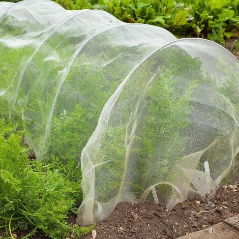 TRIOMPHE Filet à Insectes, 2.5*10m Insectes Protection Maille, Filet Anti-Insectes Pour Plantes, Filet De Jardin Moustiquaire, Jardin Filet De Protection Pour Protéger Plantes Fruits 4 TRIOMPHE Filet à Insectes, 2.5*10m Insectes Protection Maille, Filet Anti-Insectes Pour Plantes, Filet De Jardin Moustiquaire, Jardin Filet De Protection Pour Protéger Plantes Fruits – Image 2