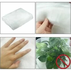 TRIOMPHE Filet à Insectes, 2.5*10m Insectes Protection Maille, Filet Anti-Insectes Pour Plantes, Filet De Jardin Moustiquaire, Jardin Filet De Protection Pour Protéger Plantes Fruits 11 TRIOMPHE Filet à Insectes, 2.5*10m Insectes Protection Maille, Filet Anti-Insectes Pour Plantes, Filet De Jardin Moustiquaire, Jardin Filet De Protection Pour Protéger Plantes Fruits -Protection Pour Végétaux Soldes 37670009 5
