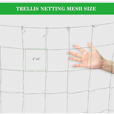 Kueatily Grille De Tente De Croissance, Grille De Jardin De Plantes De 5 * 15 Pieds, Plante Grimpante De Vigne De Support De Plante Lourde 4 Kueatily Grille De Tente De Croissance, Grille De Jardin De Plantes De 5 * 15 Pieds, Plante Grimpante De Vigne De Support De Plante Lourde – Image 2