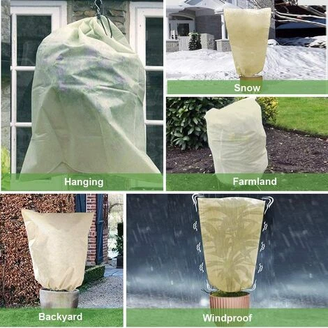 AIDUCHO Housse D'hivernage, Housse De Protection Pour Plantes, Voile D'hivernage - 60 X 80 Cm 6 AIDUCHO Housse D'hivernage, Housse De Protection Pour Plantes, Voile D'hivernage - 60 X 80 Cm – Image 4