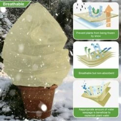 AIDUCHO Housse D'hivernage, Housse De Protection Pour Plantes, Voile D'hivernage - 60 X 80 Cm 11 AIDUCHO Housse D'hivernage, Housse De Protection Pour Plantes, Voile D'hivernage - 60 X 80 Cm -Protection Pour Végétaux Soldes 39954130 5