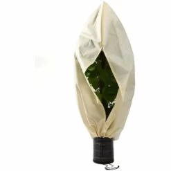 AIDUCHO Housse De Protection Pour Plantes, Housse D'hivernage Non Tissée 80 G/m² Protection Que Toutes Vos Plantes En Pot Volumineuses Et Résistantes Au Gel. (180x120cm)