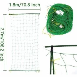 BETTERLIFE BET Filet Pour Plantes - 1,8 M X 2,7 M - Filet De Soutien Pour Jardin, Serre De Jardin, Concombre, Tomates, Tuteurs Pour Plantes Grimpantes, Accessoires De Serre, Filet De Jardin. -Protection Pour Végétaux Soldes 40261047 3