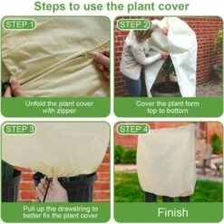 TRIOMPHE Housse De Protection Pour Plantes à Utiliser En Hiver-100 X 80 Cm 11 TRIOMPHE Housse De Protection Pour Plantes à Utiliser En Hiver-100 X 80 Cm -Protection Pour Végétaux Soldes 40295792 5