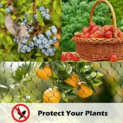 VERSAILLESFR Filet Anti-Oiseaux En Maille 4 X 10M Filet De Plante De Jardin Avec 50 Attaches De Câble Filet D'étang Filets D'Arbres Fruitiers Contre Oiseaux Et Animal Pour Plante 10 VERSAILLESFR Filet Anti-Oiseaux En Maille 4 X 10M Filet De Plante De Jardin Avec 50 Attaches De Câble Filet D'étang Filets D'Arbres Fruitiers Contre Oiseaux Et Animal Pour Plante -Protection Pour Végétaux Soldes 42051371 4