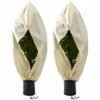 VERSAILLESFR Housse Hivernage Pour Plantes, Housse D'hivernage Non Tissée 80 G/m² Protection Contre Le Gel Des Plantes En Pots Et Rosiers (100x80cm) - 2 Pièces -Protection Pour Végétaux Soldes 42053270 1