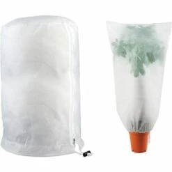 VERSAILLESFR Housse De Protection Pour Plante, Housses Hivernage Jardin Plante Fruits Protection Sac - Protège Du Froid Vos Végétaux Ajustable Avec Cordon De Serrage à Glissière, 1.2 X 1.8M