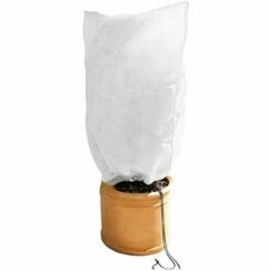 PERLE RARE Housse Hivernage Pour Plantes, 1 PCS Contre Le Gel Des Plantes à Cordon Couvertures De Plantes Rectangle Pour Protection Contre Froid Et Gel De Plante D'Hiver (Blanc 80 X 100 Cm) 2 Pièces