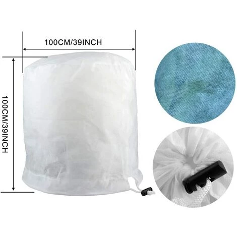 TANABATA Housse De Protection Cylindrique Contre Le Gel Pour Plantes - Avec Cordon De Serrage - Sac De Protection Pour Arbre - Pour L'hiver 4 TANABATA Housse De Protection Cylindrique Contre Le Gel Pour Plantes - Avec Cordon De Serrage - Sac De Protection Pour Arbre - Pour L'hiver – Image 2