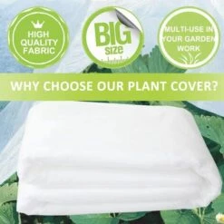SUNFLOWER Toile Antigel Pour Plantes, Housse Antigel En Non-tissé Végétal, Isolation Plantes D'hiver Et Toile De Couverture Résistante Au Froid (255g) 9 SUNFLOWER Toile Antigel Pour Plantes, Housse Antigel En Non-tissé Végétal, Isolation Plantes D'hiver Et Toile De Couverture Résistante Au Froid (255g) -Protection Pour Végétaux Soldes 42667319 3