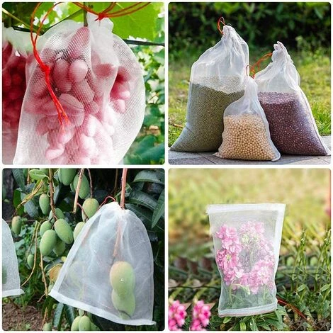 Sacs Protection Fruits, Sac De Filet De Fruits , Sacs En Filet Pour Plantes En Nylon, Contre Les Moustiques, Les Insectes, Les Oiseaux, Les écureuils Fontainebleau (20 Pcs) 7 Sacs Protection Fruits, Sac De Filet De Fruits , Sacs En Filet Pour Plantes En Nylon, Contre Les Moustiques, Les Insectes, Les Oiseaux, Les écureuils Fontainebleau (20 Pcs) – Image 5