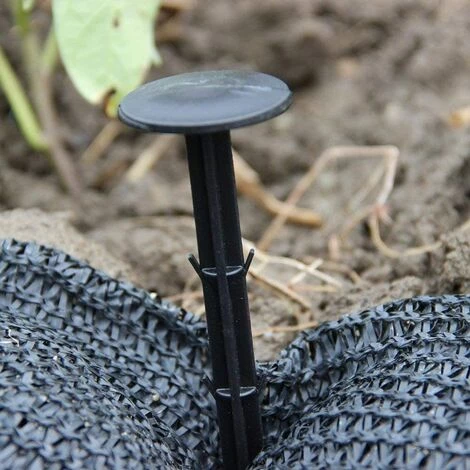 ALMI Lot De 30 Piquets De Fixation En Plastique Pour Le Jardin - Convient Pour Les Bâches Et Filets Anti Mauvaises Herbes - 11 cm 7 ALMI Lot De 30 Piquets De Fixation En Plastique Pour Le Jardin - Convient Pour Les Bâches Et Filets Anti Mauvaises Herbes - 11 cm – Image 5