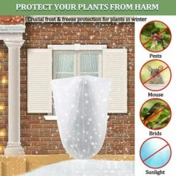 Plantes Houssed'hivernage Protection Plantes 78CM*120CM, Plantes Protection Contre Le Gel Des, Housse Protection Plantes, Couverture Végétale La Protection Contre Le Gel GrooFoo -Protection Pour Végétaux Soldes 43744652 3