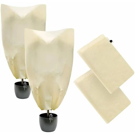 GUAZHUNIFR Housse De Protection Pour Plantes,Housse Protection Plante Hiver,Voile D'hivernage Plante,Protection Hivernale Pour Plantes,Guazhuni 2 Pack,100*80 CM & 80*60 CM 3 GUAZHUNIFR Housse De Protection Pour Plantes,Housse Protection Plante Hiver,Voile D'hivernage Plante,Protection Hivernale Pour Plantes,Guazhuni 2 Pack,100*80 CM & 80*60 CM
