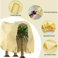 GUAZHUNIFR Housse D'hivernage, Housse De Protection Pour Plantes, Voile D'hivernage économique Grande Capacité 80g/m² - 360 X 250CM Guazhuni 9 GUAZHUNIFR Housse D'hivernage, Housse De Protection Pour Plantes, Voile D'hivernage économique Grande Capacité 80g/m² - 360 X 250CM Guazhuni -Protection Pour Végétaux Soldes 43901190 3