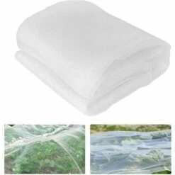 GUAZHUNIFR Voile D'hivernage En Rouleau Filet Anti-insectes,Filet Anti-insectes Végétal,Filet Protection Fleurs,Filet Protection Légumes,Filets Jardin Filet Légumes,Filet Protection ​Oiseaux,Vole Filet De Protection,Filets Jardin，Guazhuni （6x2.5m）