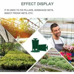 Crochet à Pince Fixe En Forme De I De Serre, Clip De Fixation De Serre, Support De Fleur De Plante Réutilisable Multifonctionnel 2.4*3.6cm Fontainebleau 50Pcs 11 Crochet à Pince Fixe En Forme De I De Serre, Clip De Fixation De Serre, Support De Fleur De Plante Réutilisable Multifonctionnel 2.4*3.6cm Fontainebleau 50Pcs -Protection Pour Végétaux Soldes 44182902 5