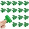 Couverture Rangée Films, Clip De Serre, Clip De Film De Serre, Couverture Rangée Film Serre, Clip Cerceau Tunnel De Filet En Plastique 4*1cm Fontainebleau 30Pcs Vert -Protection Pour Végétaux Soldes 44184343 1