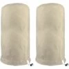 Housse Hivernage Plante, Protection Plantes, Housse D’Hivernage,Housse De Protection Pour Plantes à Utiliser En Hiver 60x80cm Fontainebleau 2Pcs Beige -Protection Pour Végétaux Soldes 44184346 1