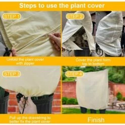 Housse D'hivernage Pour Plante, Voile D'hivernage, Protection Plantes, Housse, Hivernage Plantes 80*100cm Fontainebleau 11 Housse D'hivernage Pour Plante, Voile D'hivernage, Protection Plantes, Housse, Hivernage Plantes 80*100cm Fontainebleau -Protection Pour Végétaux Soldes 44184360 5