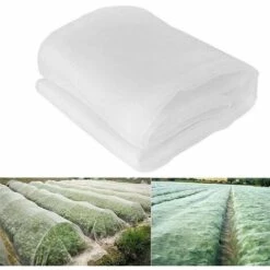 ALMI Filet De Protection Anti-insectes En Maille Fine Pour Jardin, Serre, Plantes, Fruits, Fleurs, Cultures,Taille 40 Maille 6x2.5m