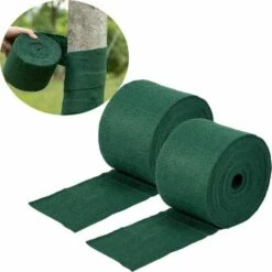 Enveloppement Protecteur D'Arbre,Betterlife 20m X 12,3cm, Bandage Antigel Pour Plantes Arbustives De Protection Du Tronc D'Arbre, Enveloppement D'Arbre Résistant à L'Hiver, Maintien Au Chaud Et Hydratation，2 Pcs，vert