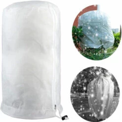 Housse D'hivernage Pour Plante Housse De Protection Pour Arbuste Sac De Protection Des Arbuste Arbre Arbuste Sac Non Tissée Réutilisable Pour Fleurs D'Extérieur Arbustes Triomphe (80 X 100cm)