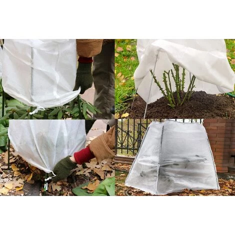 HIASDFLS 2 Pack Hivernage Plante, Housse Hivernage Plante, Protection Plantes, 80 X 60Cm Housse D'Hivernage, Housse De Protection Pour Plantes Housse D'Hivernage Réutilisable 7 HIASDFLS 2 Pack Hivernage Plante, Housse Hivernage Plante, Protection Plantes, 80 X 60Cm Housse D'Hivernage, Housse De Protection Pour Plantes Housse D'Hivernage Réutilisable – Image 5