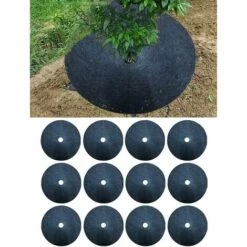 ALMI Tapis De Protection Anti-herbe En Tissu Non Tissé - Couleur : Noir -Protection Pour Végétaux Soldes 46376223 5