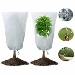 GroupM Couverture De Protection Contre Le Froid Des Plantes, Couverture De Corde De Traction Résistante Au Gel Et Aux Insectes (corde De Traction Inférieure De 0,6 M De Large * 0,8 M De Haut) -Protection Pour Végétaux Soldes 47811323 3
