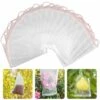 THSINDE 50Pcs Fruits Sac De Protection Jardin Maille Sac GuêPe Protection Organza Sac Avec Cordon De Serrage Pour ProtéGer Contre Le Vinaigre De Cerise Mouche GuêPe Nourrir Les Oiseaux Insectes 25X15cm -Protection Pour Végétaux Soldes 47852681 1