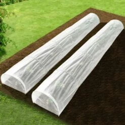 IDMARKET Lot De 2 Tunnels De Forçage Accordéon Toutes Saisons PRO 5M