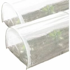 IDMARKET Lot De 2 Tunnels De Forçage Accordéon Toutes Saisons PRO 5M -Protection Pour Végétaux Soldes 48820792 4